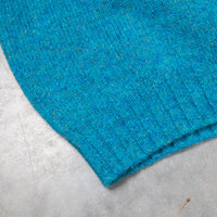 Laurence J. Smith Super soft Seamless Crew Neck Pullover Azure
