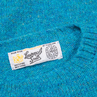 Laurence J. Smith Super soft Seamless Crew Neck Pullover Azure