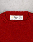 Laurence J. Smith Super soft Seamless Crew Neck Pullover Blaze