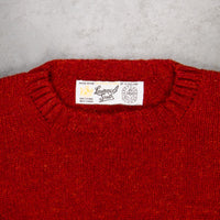 Laurence J. Smith Super soft Seamless Crew Neck Pullover Blaze
