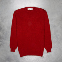 Laurence J. Smith Super soft Seamless Crew Neck Pullover Blaze