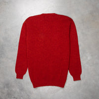Laurence J. Smith Super soft Seamless Crew Neck Pullover Blaze