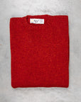 Laurence J. Smith Super soft Seamless Crew Neck Pullover Blaze