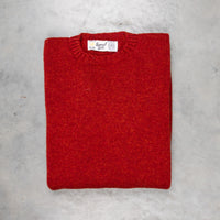 Laurence J. Smith Super soft Seamless Crew Neck Pullover Blaze