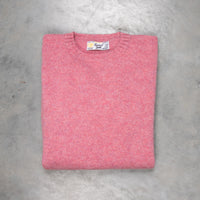 Laurence J. Smith Super Soft Seamless Crew Neck Pullover Heather Orchid