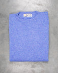 Laurence J. Smith Super soft Seamless Crew Neck Pullover Cornflower