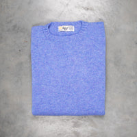 Laurence J. Smith Super soft Seamless Crew Neck Pullover Cornflower