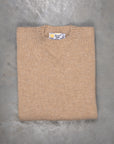 Laurence J. Smith Super soft Seamless Crew Neck Pullover Oatmilk