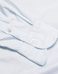 Finamore Napoli Collo Luigi Carlo Riva 180's Twill Shirt Celeste