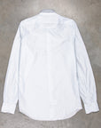 Finamore Milano Collo Luigi Carlo Riva 180's Twill Shirt Celeste