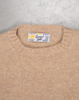 Laurence J. Smith Super soft Seamless Crew Neck Pullover Oatmilk