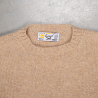 Laurence J. Smith Super soft Seamless Crew Neck Pullover Oatmilk