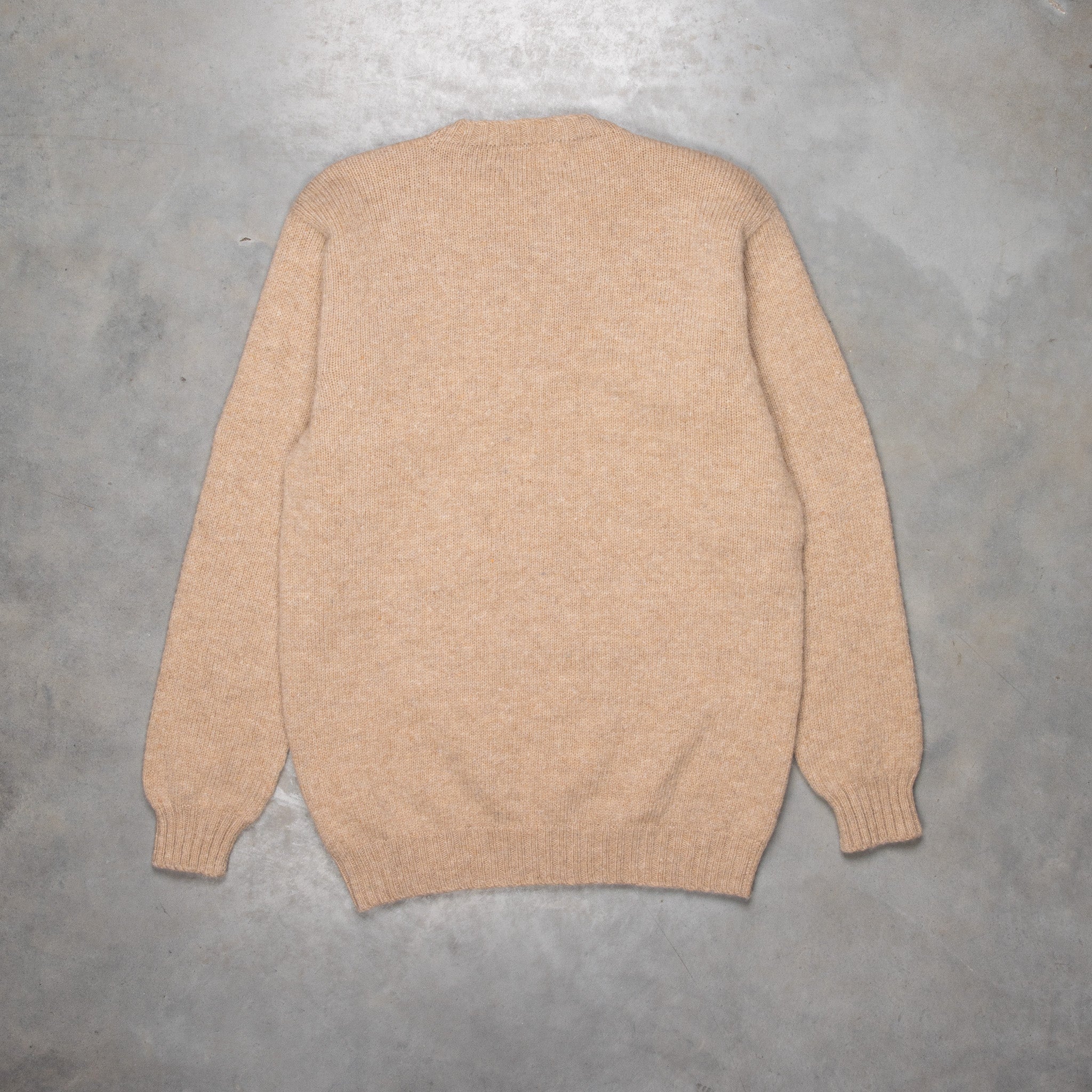 Laurence J. Smith Super soft Seamless Crew Neck Pullover Oatmilk