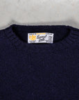 Laurence J. Smith Super soft Seamless Crew Neck Pullover New Navy