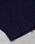 Laurence J. Smith Super soft Seamless Crew Neck Pullover New Navy