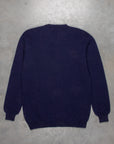 Laurence J. Smith Super soft Seamless Crew Neck Pullover New Navy