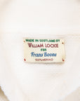 William Lockie Birdseye Solid Merino Wool Polo Ice White