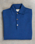 William Lockie Birdseye Solid Merino Wool Polo Dearne