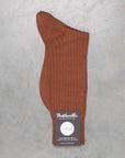 Pantherella Laburnum Merino Wool Ankle High Socks Conker