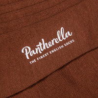 Pantherella Laburnum Merino Wool Ankle High Socks Conker
