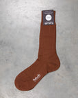 Pantherella Laburnum Merino Wool Ankle High Socks Conker
