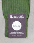 Pantherella Laburnum Merino Wool Ankle High Socks Leaf Green