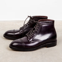Alden #8 Cordovan straight tip medallion toe boot