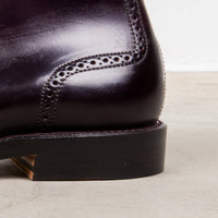Alden #8 Cordovan straight tip medallion toe boot