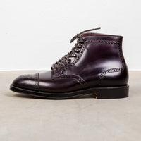 Alden #8 Cordovan straight tip medallion toe boot
