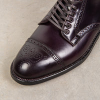 Alden #8 Cordovan straight tip medallion toe boot