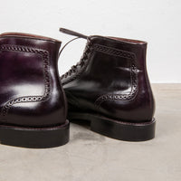 Alden #8 Cordovan straight tip medallion toe boot