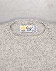 Laurence J. Smith Super soft Seamless Crew Neck Pullover Silver
