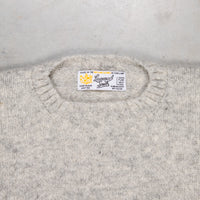Laurence J. Smith Super soft Seamless Crew Neck Pullover Silver