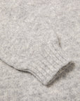 Laurence J. Smith Super soft Seamless Crew Neck Pullover Silver