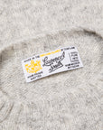 Laurence J. Smith Super soft Seamless Crew Neck Pullover Silver