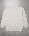 Laurence J. Smith Super soft Seamless Crew Neck Pullover Silver