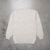 Laurence J. Smith Super soft Seamless Crew Neck Pullover Silver