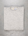 Laurence J. Smith Super soft Seamless Crew Neck Pullover Silver