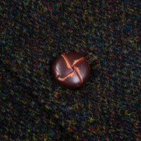 Orgueil OR-4239 Harris Tweed Gilet Dark Green