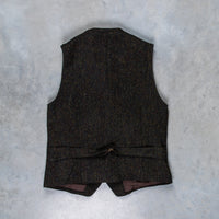 Orgueil OR-4239 Harris Tweed Gilet Dark Green