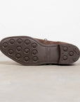 Edward Green Sandringham in Espresso Suede on Dainite Sole