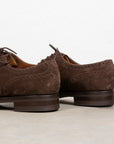 Edward Green Sandringham in Espresso Suede on Dainite Sole