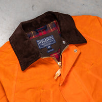 Manifattura Ceccarelli Rain Caban Wax cloth Orange