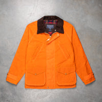 Manifattura Ceccarelli Rain Caban Wax cloth Orange
