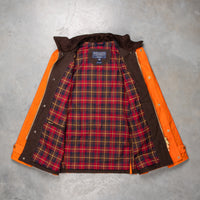 Manifattura Ceccarelli Rain Caban Wax cloth Orange