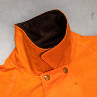 Manifattura Ceccarelli Rain Caban Wax cloth Orange