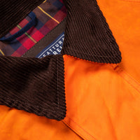Manifattura Ceccarelli Rain Caban Wax cloth Orange