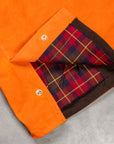 Manifattura Ceccarelli Rain Caban Wax cloth Orange