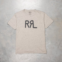 RRL Short Sleeve Logo T-shirt Heather grey