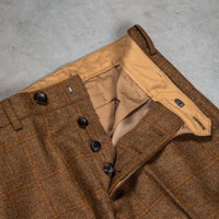 Orgueil OR-1092 Lovat Tweed Trousers L. Brown